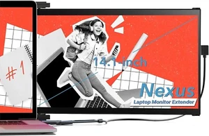 Nexus 14.1'' FHD 1080P Laptop Screen Extender, USB Type-C/USBA/HDMI Monitor - Picture 1 of 7