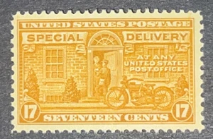 Travelstamps: 1944 US Stamps Scott #E18 17c  Motorcycle Harley-Davidson MNH OG - Picture 1 of 5