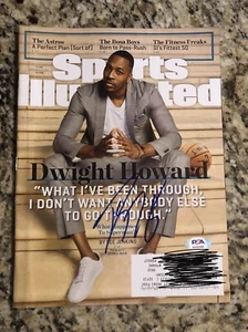 Dwight Howard Signed Sports Illustrated Magazine Los Angeles Lakers PSA/DNA COA - Picture 1 of 4