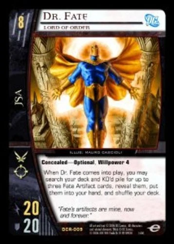 VS System: Dr. Fate, Lord of Order - Foil [Played] DC Infinite Crisis TCG CCG Cl - Image 1 of 1