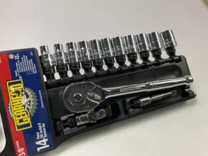 Gearhead GH4252 3/8" SAE Drive Socket & Ratchet Handle Set, 14-Piece - Picture 1 of 4