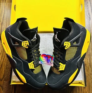 🔥 BRAND NEW AIR JORDAN IV 4 RETRO AJ4 - SIZE 13 - 2023 THUNDER - DH6927-017 🔥 - Picture 1 of 6