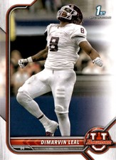 2022 Bowman University #68 DeMarvin Leal Texas A&M Card