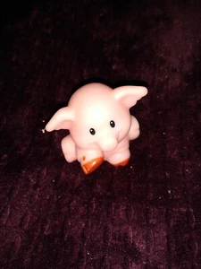 Fisher Price Little People PINK FARM PIG for STABLE Zoo Ark w/ Foot Up #2 - Bild 1 von 4