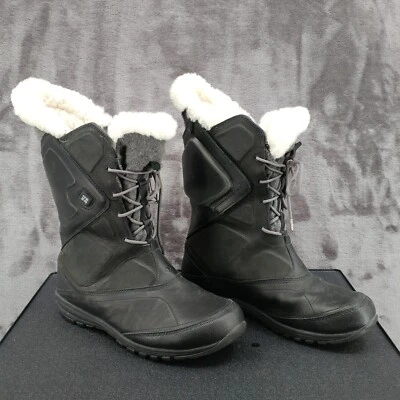 Columbia Snow Ice Boots Winter Womens Size 10 Waterproof Outdoor Faux Fur - Image 1 of 4