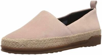 BLONDO Bailey ALPARGATA Plana IMPERMEABLE Gamuza CUERO MOCASÍN ZAPATOS Yute Mujer Foto 1 de 4