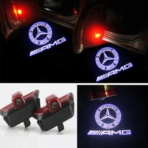 2x Led Light Car Door Projector Welcome AMG HD For Mercedes-Benz W204 2008-2014 - Bild 1 von 5