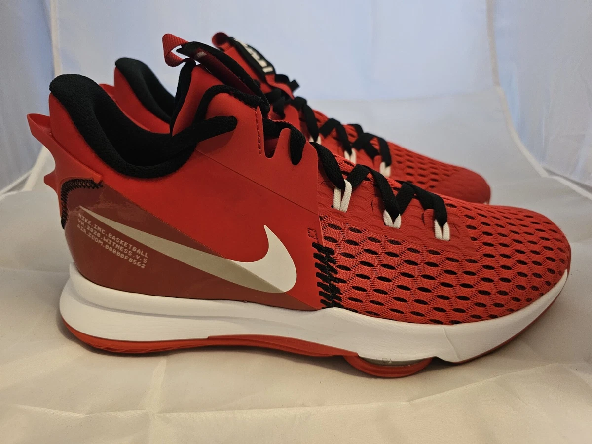 Preços baixos em Nike LeBron Witness 5 University Red | eBay