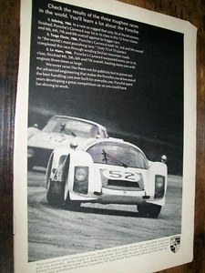 1966 Porsche 912 auto mag di medie dimensioni annuncio con pilota - "Controlla i risultati..." - Foto 1 di 1