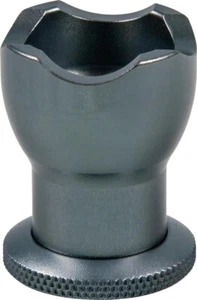 PASSATORE Zigarrenbank / Metall eloxiert grau / Integrierter 10-mm-Bohrer - Picture 1 of 3