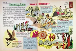 1977 Boy Scouts Tips Patrol Leaders Vintage 2-Page Print Ad Make It Different - Picture 1 of 3