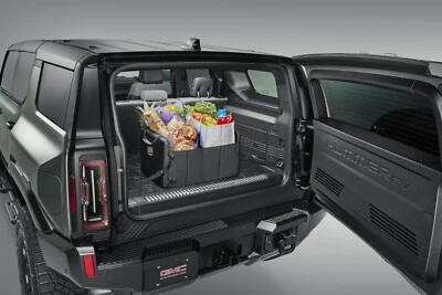 2024-2026 Hummer EV Cargo Organizer 84992459 Black w/ GMC HUMMER EV Logo OEM GM - Image 1 of 3
