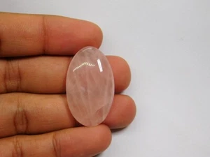 Piedra preciosa cabujón de cuarzo rosa natural suelta para joyería 46 quilates. ME-3976 - Imagen 1 de 4