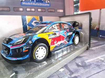 FORD Puma WRC Rallye Schweden 2023 #8 Tänak 1st  Bull Nightversion Solido 1:18 - Bild 1 von 4