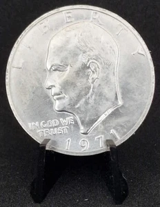 Silver Coin - One Dollar "D.Eisenhower", Silver Coin 1971 from USA #3 - Bild 1 von 4