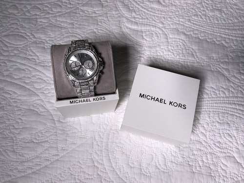 Orologio Michael Kors Camille Colore Argento Acciaio Inox Bracciale 42