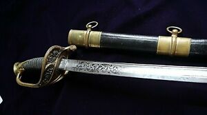 CIVIL WAR AMES M 1850 FOOT OFFICER SWORD DATED & INSPECTED IN 1861 ONE OF 425