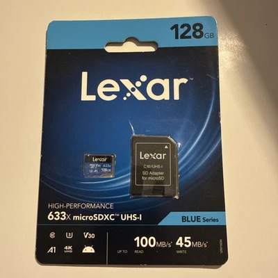 Lexar High Performance 633x microSDXC UHS-I 128 GB - Image 1 of 2