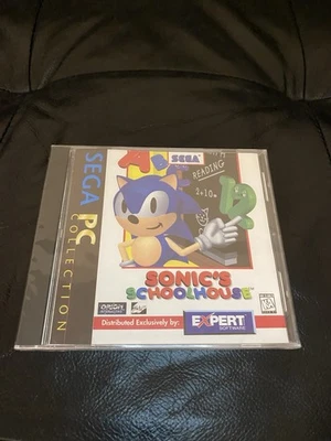 Sealed New In Case Sonic's Schoolhouse PC CD-Rom Windows 95 /3.1 Sega - Image 1 of 3