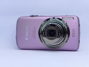 Canon Ixus 200 IS / 12MP / CCD / kompakte Digitalkamera pink/lila - Bild 1 von 21
