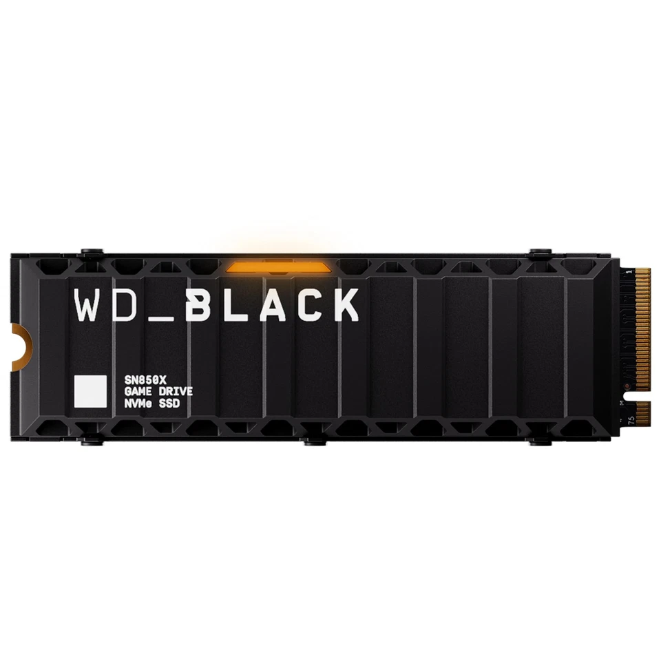 4Tb Western Digital WD BLACK SN850X M.2 NVMe SSD With Heatsink (WDS400T2XHE)