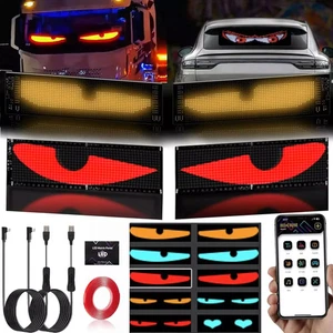 Devil Eyes Light for Car - LED Display Screen DIY Truck Windshield Eyes Lights - Bild 1 von 18