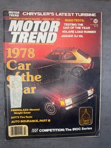 Motor Trend Magazine February 1978 Chrysler Turbine Car of the Year - Picture 1 of 2