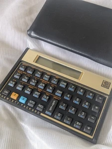 HP Hewlett Packard 12C Financial Calculator w/ Cover (Untested) - Picture 1 of 6