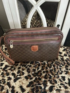 Original Celine Macadam Leder Clutch Tasche - Bild 1 von 12