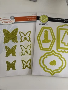 Fun Stampers Reise Stanzformen Menge 2 kunstvolle Schmetterlinge & besondere Tag Etiketten - Bild 1 von 3