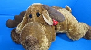 Wishpets 2005 Floppy Maxwell The Moose Laying Down Plush 20" Red Bandana w/Tag - Picture 1 of 9