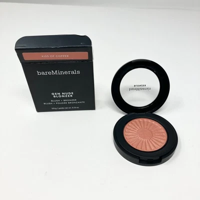 Bare Minerals Blonzer Kiss Of Copper Gen Nude Bronzer Blush New in Box - Image 1 of 2
