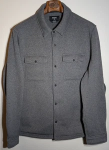 Rhone dunkelgrau meliert Button Down Fleece Shacket Jacke Herren Gr. XL - Bild 1 von 14