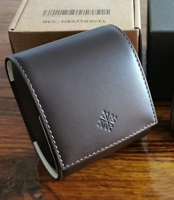 Luxury Patek Philippe Watch Box – Travel Carry Case Brown Leather Gift NWT - Image 1 of 4