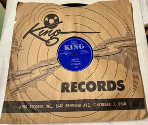 The Swallows 1953 DOO WOP 78 Pleading Blues / Trust Me KING VG+++/Mint- HEAR - Picture 1 of 3