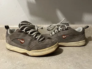 Vintage Vans Maestro Fat Tongue Chunky Skate Sneaker Shoes Boys 5.5 Beige - Picture 1 of 12
