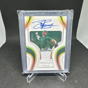 Panini Tyler Soderstrom 2023 - Materiales inmaculados firmas - Imagen 1 de 2
