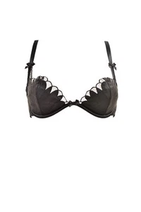 AGENT PROVOCATEUR Womens Bra Lace Elegant Black Size UK 34DD - Picture 1 of 4