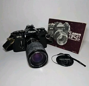 Appareil photo reflex 35 mm Canon F-1 Japon + objectif Tamron 35-135 mm 1:3,5-4,5 très bon état ! - Photo 1/11