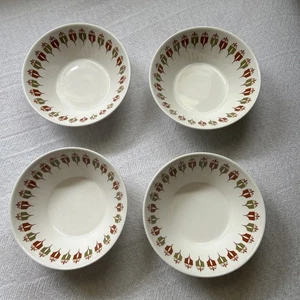 4er Set Syrakus China Kapitänstisch Puddingbecher / Obstschalen SYRALITE 5x2 - Bild 1 von 6