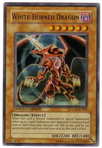 YUGIOH • White-Horned Dragon Drago Bianco • GXNG-EN001 PROMO ULTRA NMINT - Foto 1 di 1