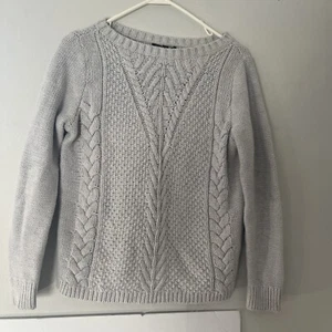 Banana Republic Sweater Womens Medium gray Knit Cotton Casual Ladies - Picture 1 of 3