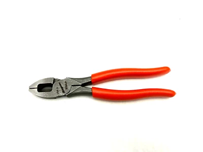 Snap-on Tools NEW 57AHLPO ORANGE Soft Grip 7" Lineman's Pliers USA - Image 1 of 4