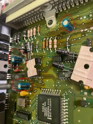 Комплект компьютерных конденсаторов премиум-класса Ford 80s 90s PCM ECU 47uf 16 В 10uf 63 В - Изображение 1 из 2