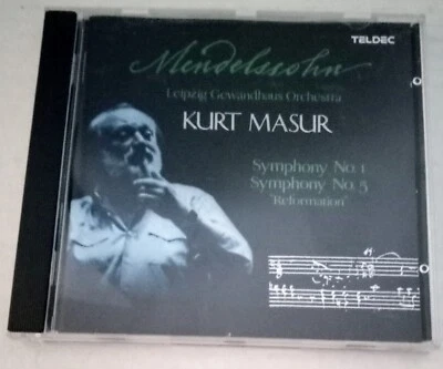 Компакт-диск Mendelssohn Symphonies Nos 1-5 Teldec 1999 ГЕРМАНИЯ  - Изображение 1 из 4