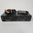Magnavox DV220MW9 4 Head VCR Recorder/DVD Player Combo Tested W/Remote & Cable