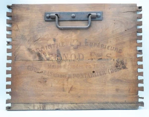 Alte Werbekassenfassade Absinth PERNOD Fils Pontarlier Couvet - Bild 1 von 7