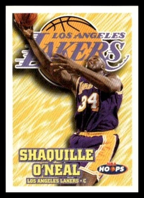 1997Hoops#81 Shaquille O'Neal Los Angeles Lakers Basketball Card - Image 1 of 2