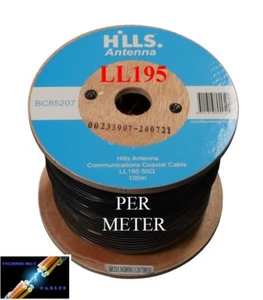 Hills BC85207 50 Ohm LL195/LMR195 Low Loss Coaxial Cable (Sold P/M) Cel-Fi - Picture 1 of 5