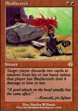 Skullscorch ~ Heavily Played Torment MTG Magic UltimateMTG Red Card
